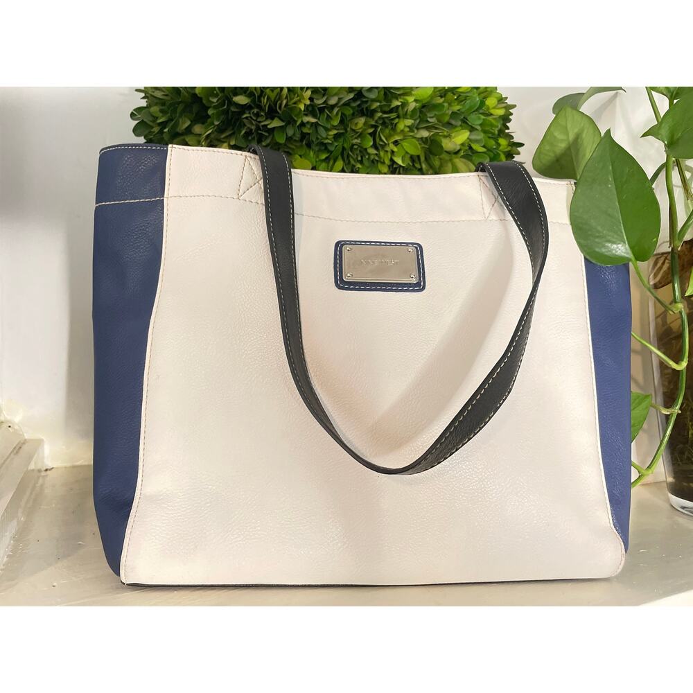 Nine West /2000 Y2K /Tote/ White/Vintage